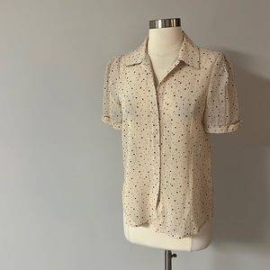 Theory Polka Dot Top